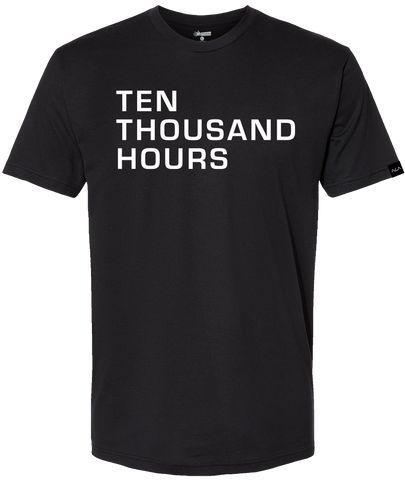 BLACK 10k Hours Tee Shirt