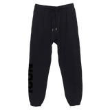 ICON Chenille SweatSuit (Black/Black Logo)