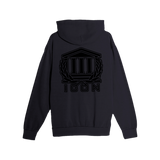 ICON Chenille SweatSuit (Black/Black Logo)
