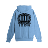 ICON Chenille Sweatsuit ( Pebble Blue/Black Logo)