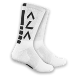 ALA Athletic Sock (White/Black)