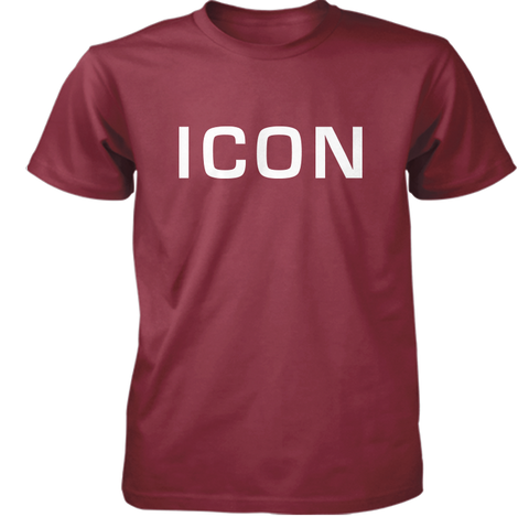 ICON TEE  (Maroon)