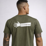 ALA Tee Olive/White
