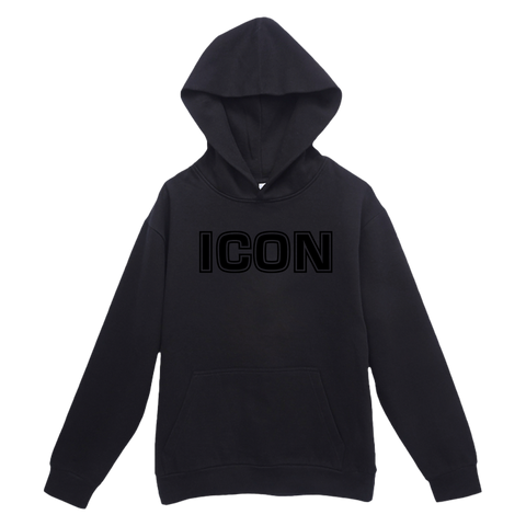 ICON Chenille SweatSuit (Black/Black Logo)