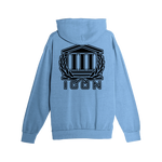 ICON Chenille Sweatsuit ( Pebble Blue/Black Logo)