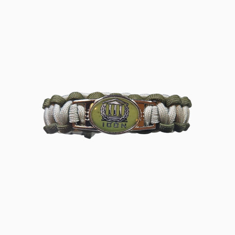 ICON Paracord Bracelet (Olive / White)