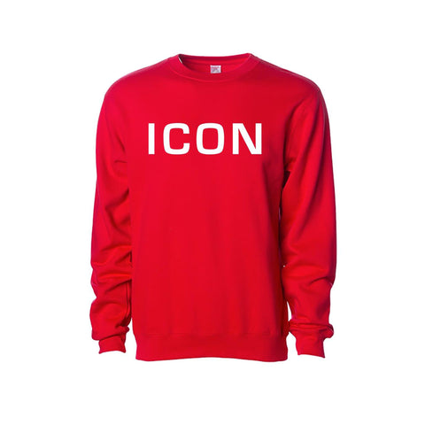 Limited Edition Red ICON Crewneck Sweatshirt