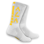 ALA Athletic Sock (White/Yellow)
